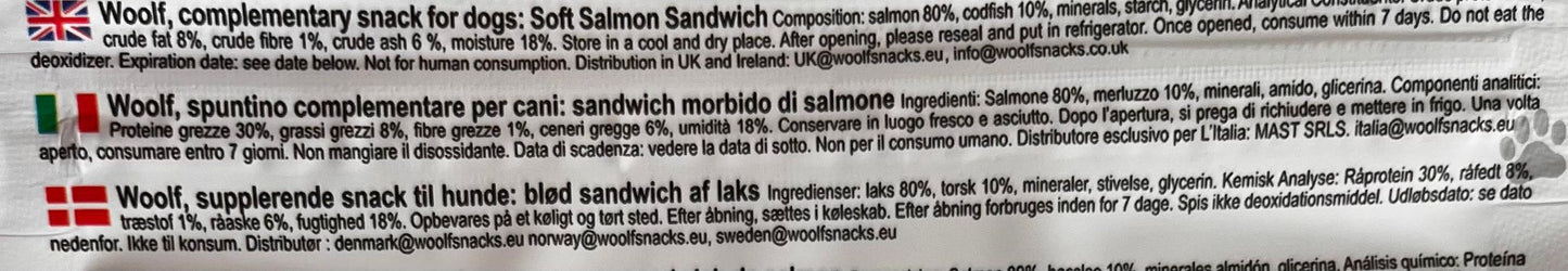 Woolf Soft Sandwich af 80% laks og 10% torsk