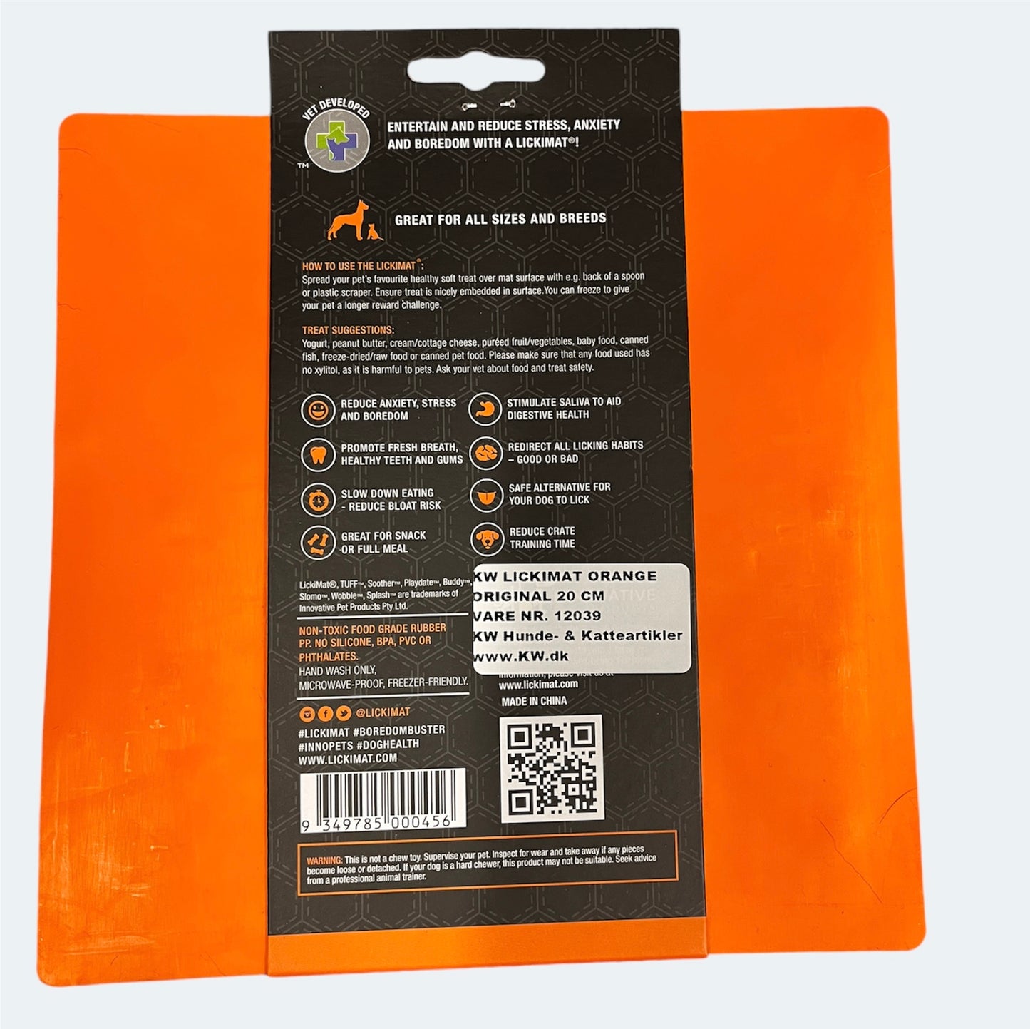 Slikkemåtte / lickimat 20 cm