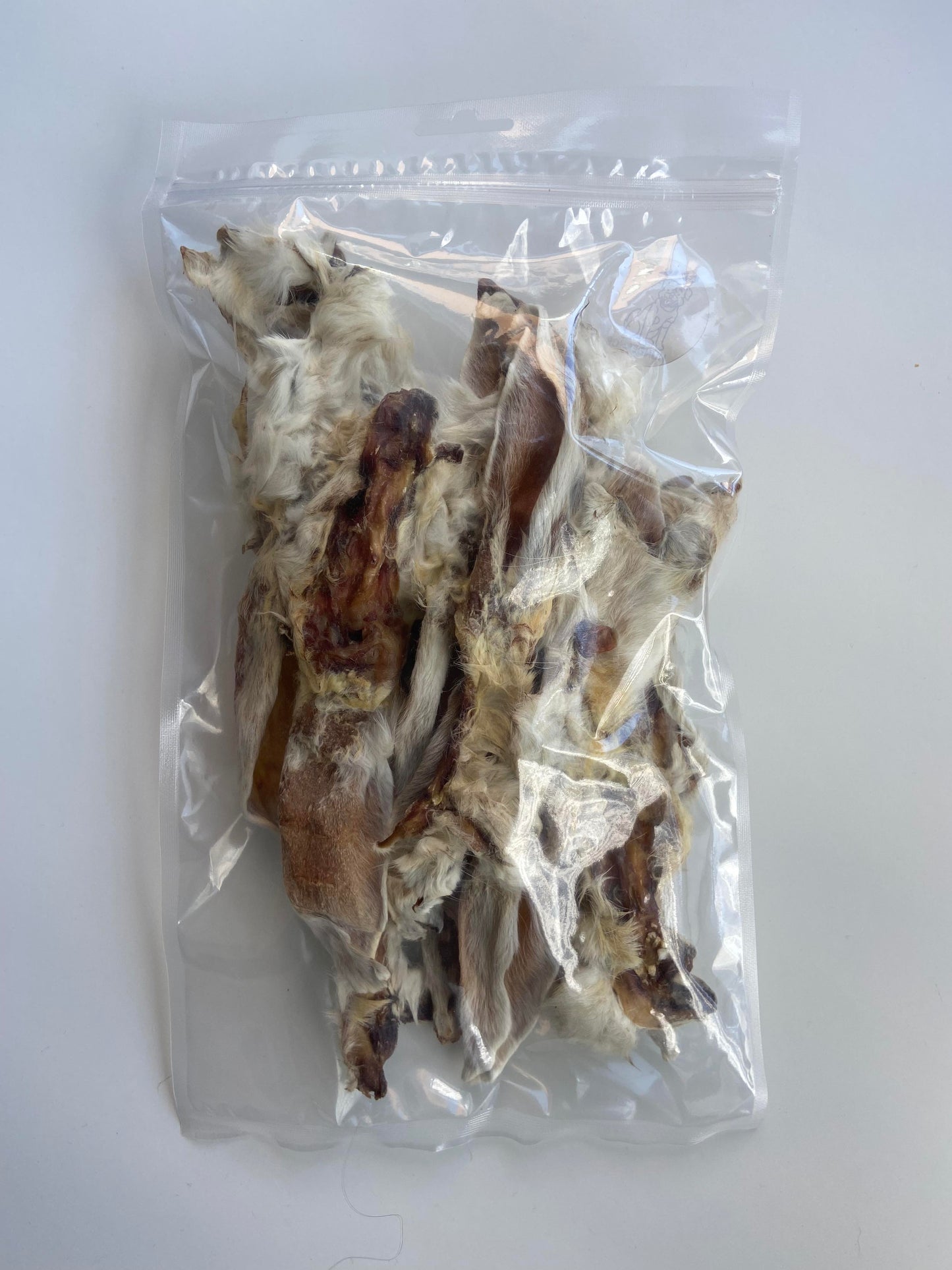 Kaninører med pels - 200 gram