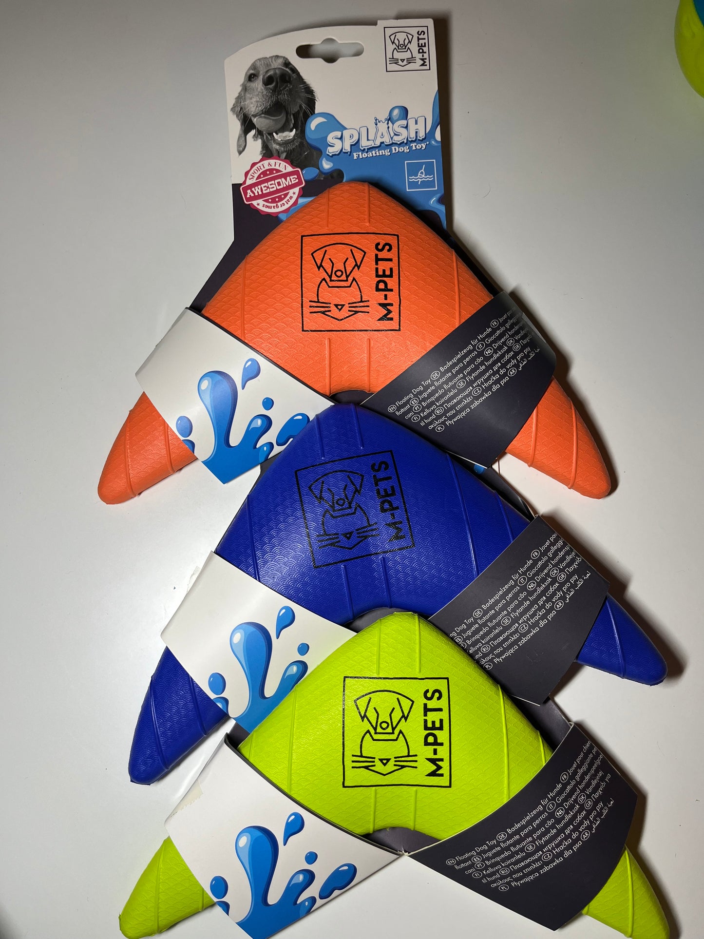 M-PETS splash boomerangs (orange)