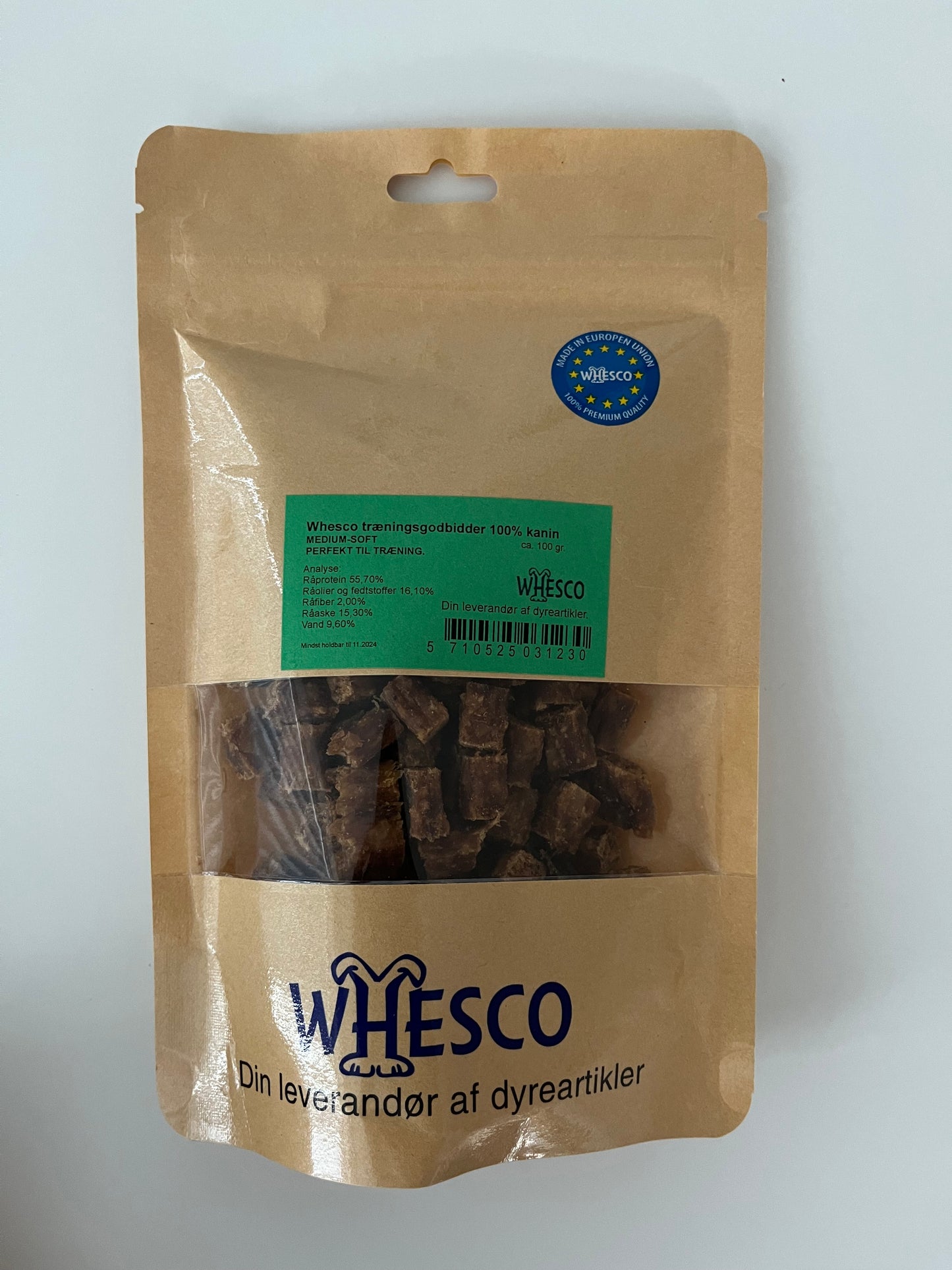 Naturlige træningsgodbidder kanin (100 gram)