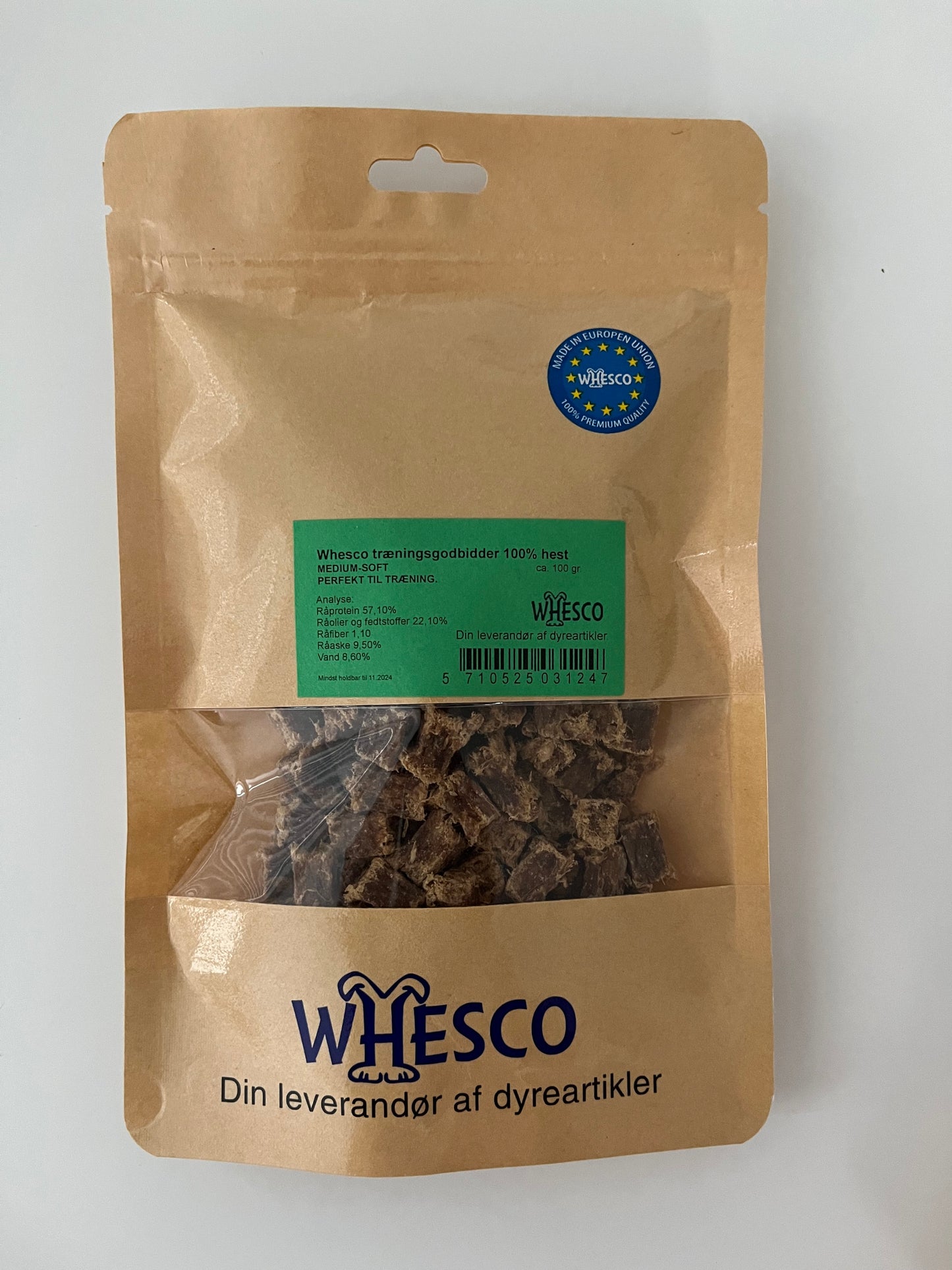 Naturlige træningsgodbidder hest (100 gram)