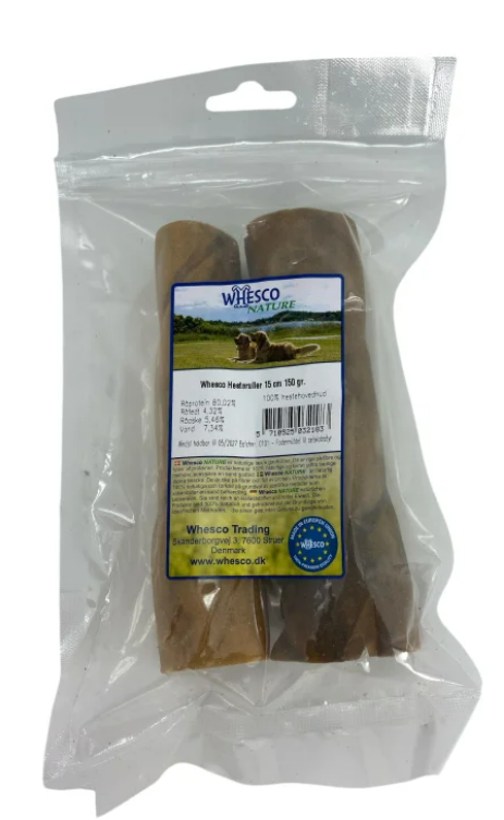 Hesteruller af Hestehovedhud - 15 cm. (150 gram i posen)