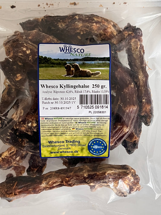 Whesco kyllingehalse 250 gr.