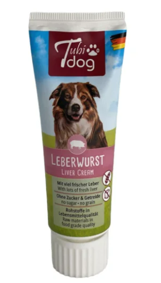 Tubidog med leverpostej 75 gr.